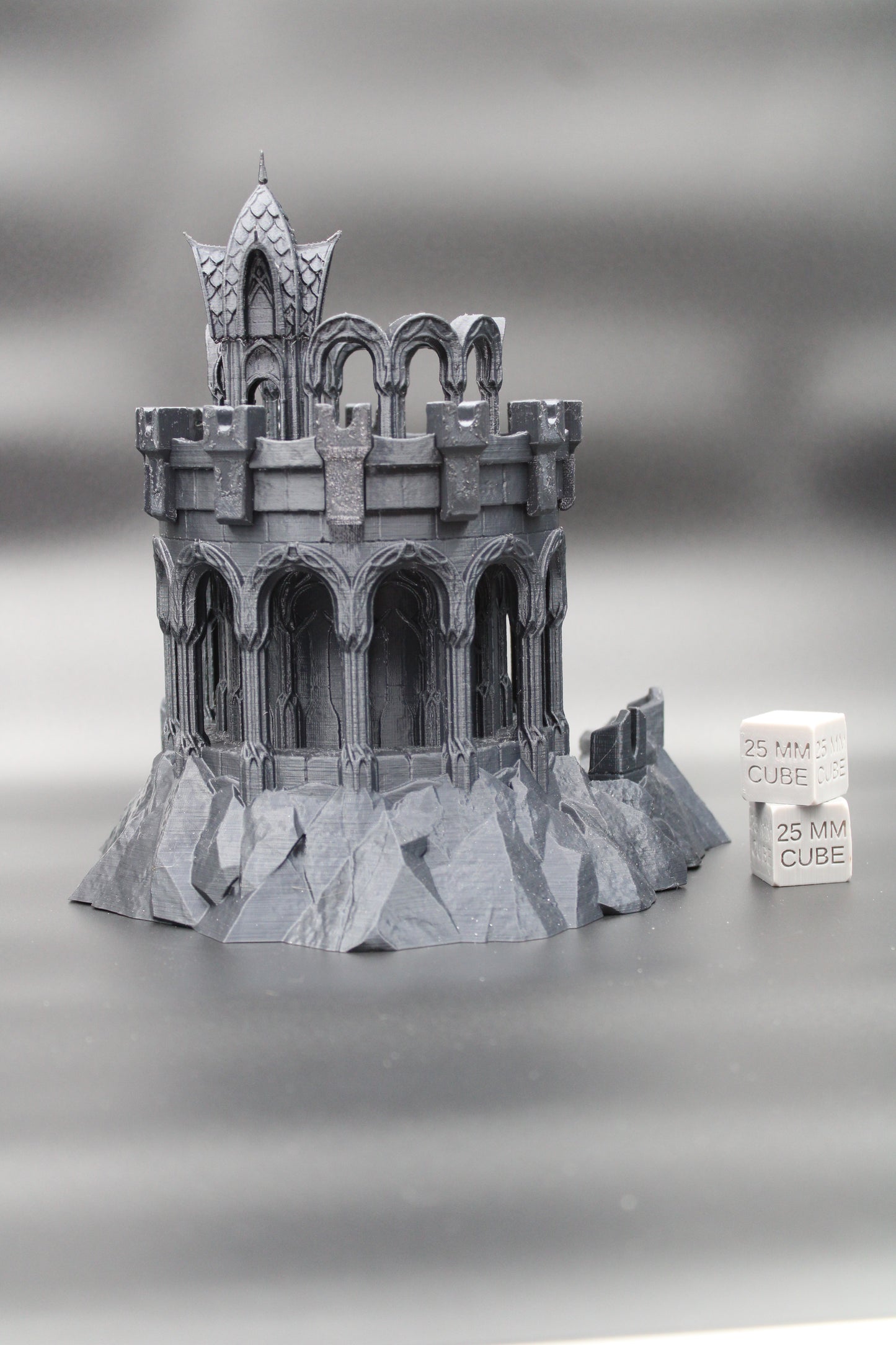 Tabletop Terrain Elven Fort Outpost Tower Temple Dnd RPG wargame skirmish 28mm