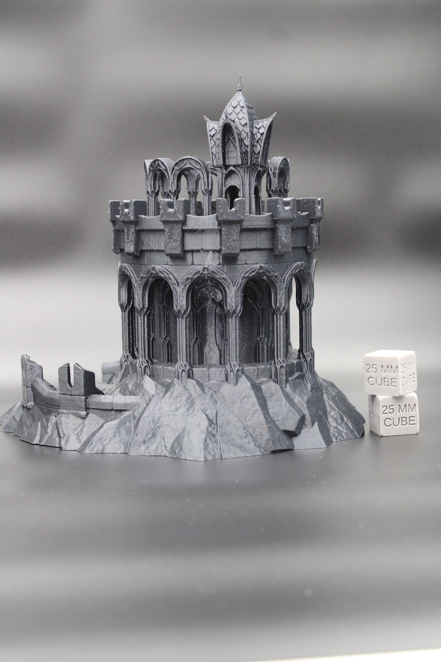 Tabletop Terrain Elven Fort Outpost Tower Temple Dnd RPG wargame skirmish 28mm