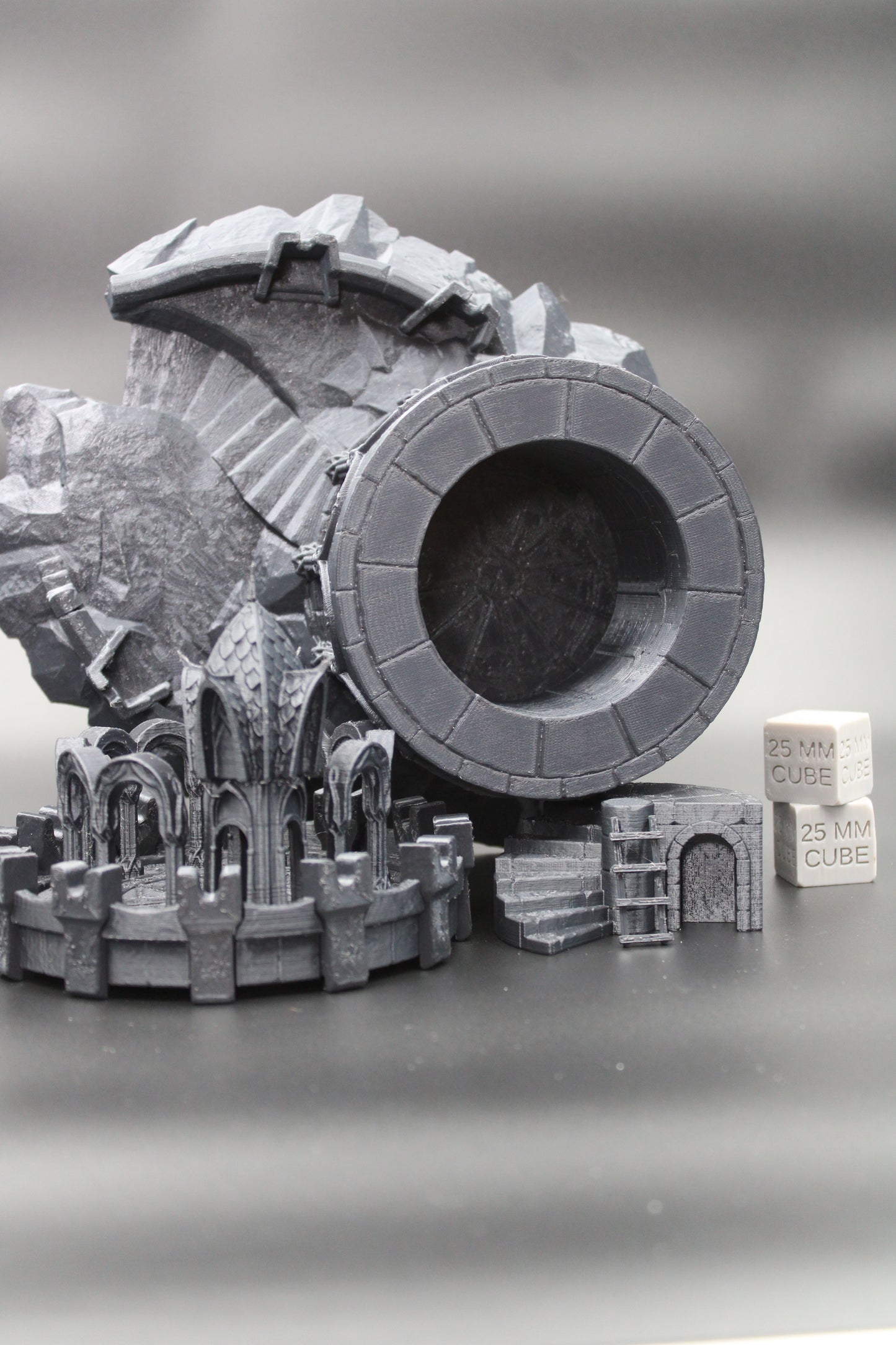 Tabletop Terrain Elven Fort Outpost Tower Temple Dnd RPG wargame skirmish 28mm