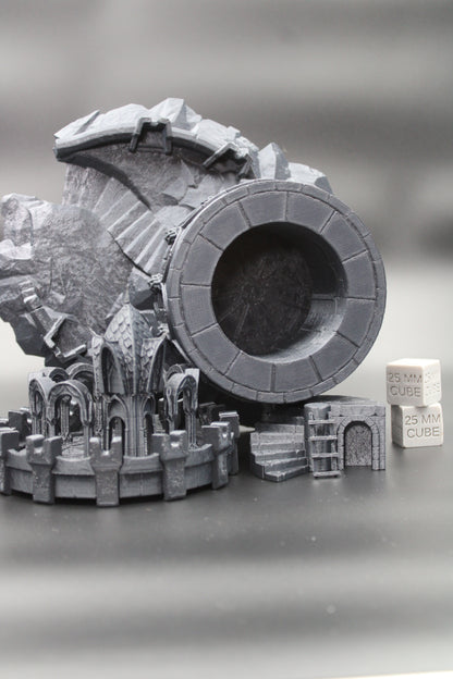 Tabletop Terrain Elven Fort Outpost Tower Temple Dnd RPG wargame skirmish 28mm