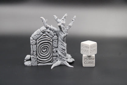 Tabletop Terrain Mimic Gate Portal Dnd Sigmar wargame Trench 28 32mm