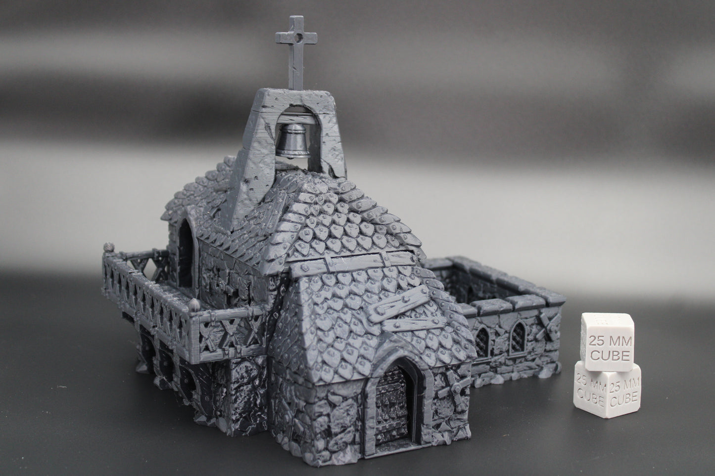Tabletop Terrain Monastery Temple Dnd RPG Skirmish 32mm