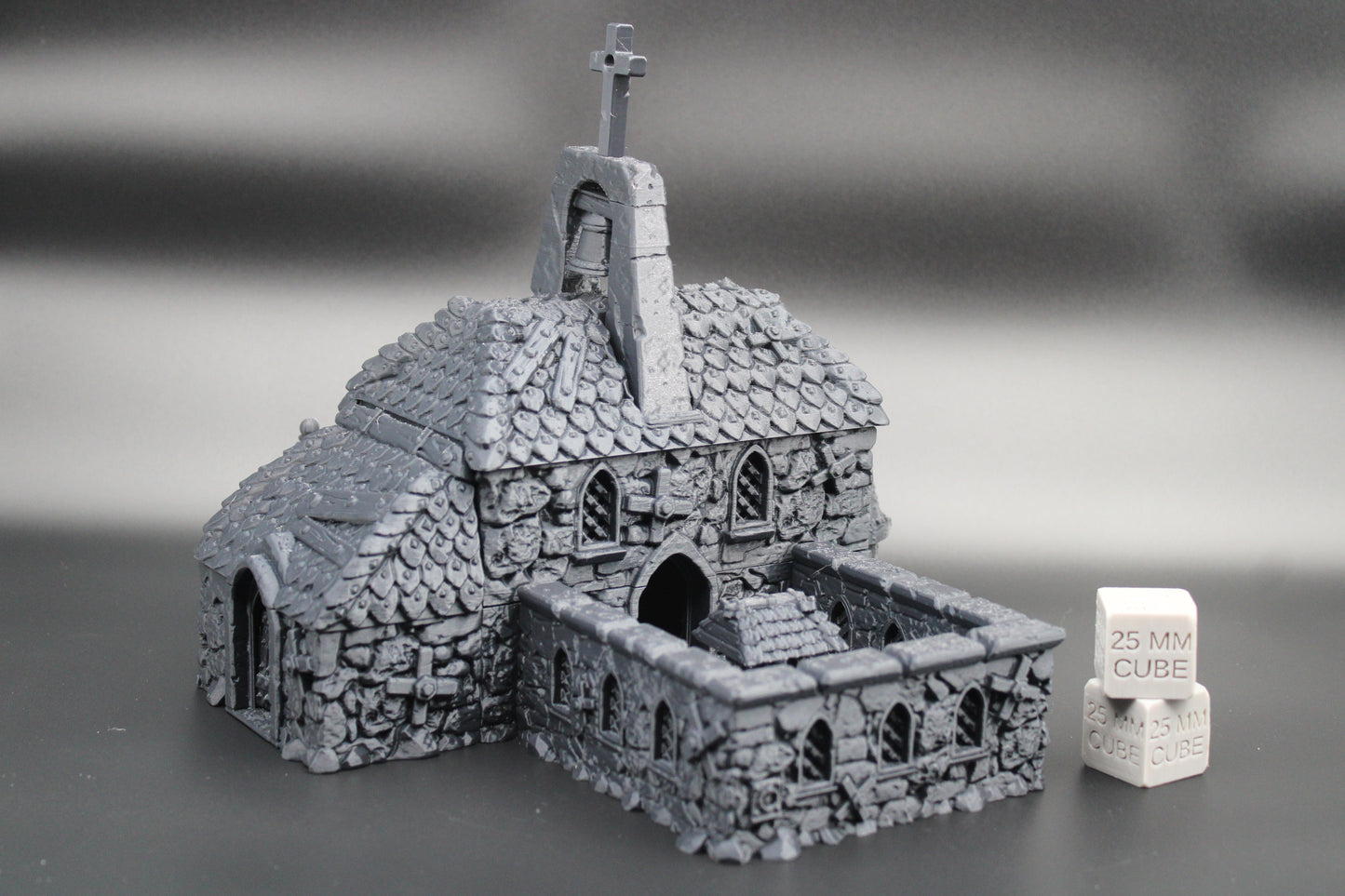 Tabletop Terrain Monastery Temple Dnd RPG Skirmish 32mm