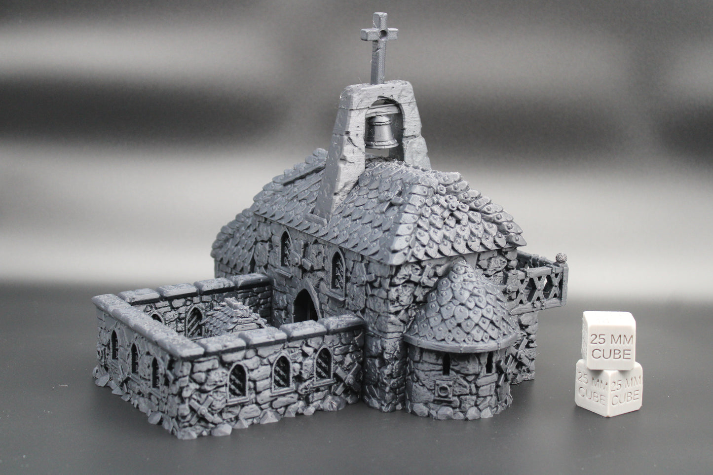 Tabletop Terrain Monastery Temple Dnd RPG Skirmish 32mm