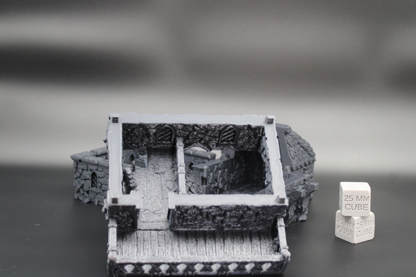 Tabletop Terrain Monastery Temple Dnd RPG Skirmish 32mm