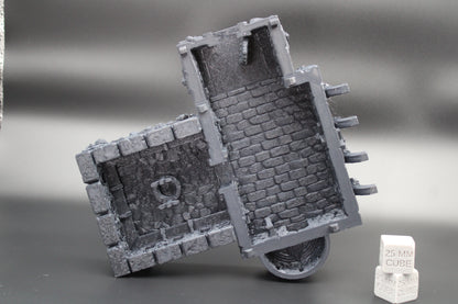 Tabletop Terrain Monastery Temple Dnd RPG Skirmish 32mm