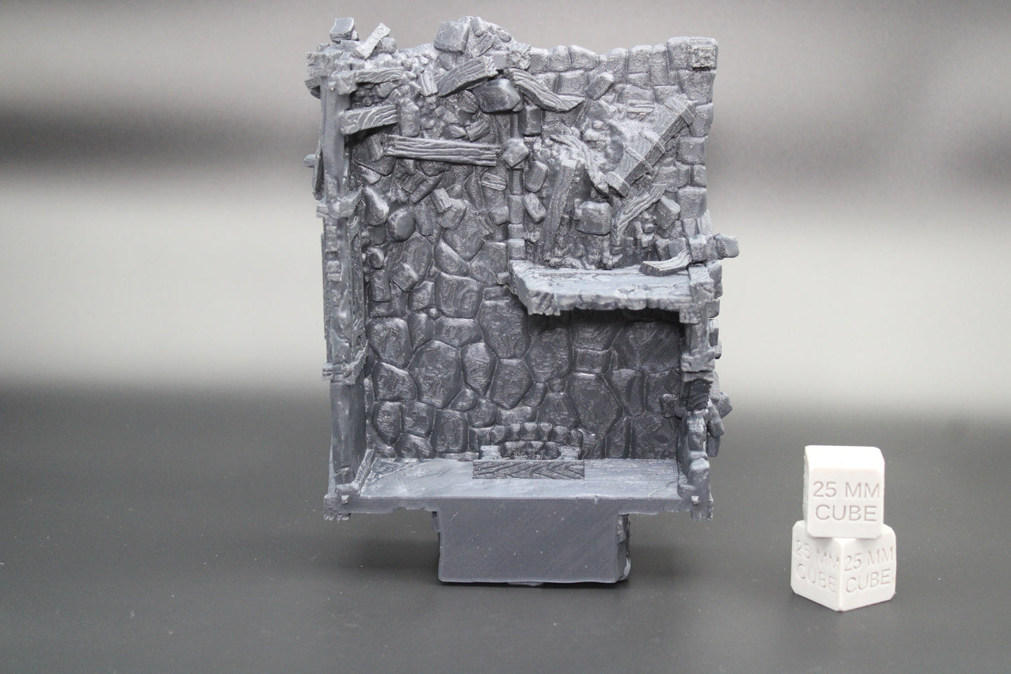 Tabletop Terrain Cottage House Ruins Dnd RPG wargame skirmish 28 32mm
