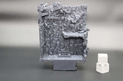 Tabletop Terrain Cottage House Ruins Dnd RPG wargame skirmish 28 32mm