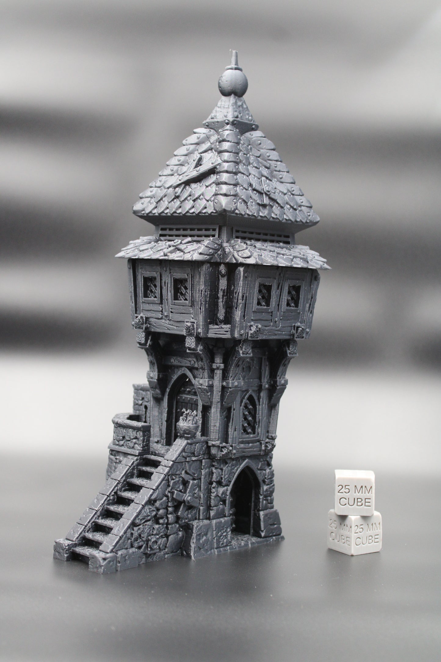 Tabletop Terrain Guard Tower Dnd RPG Skirmish 32mm