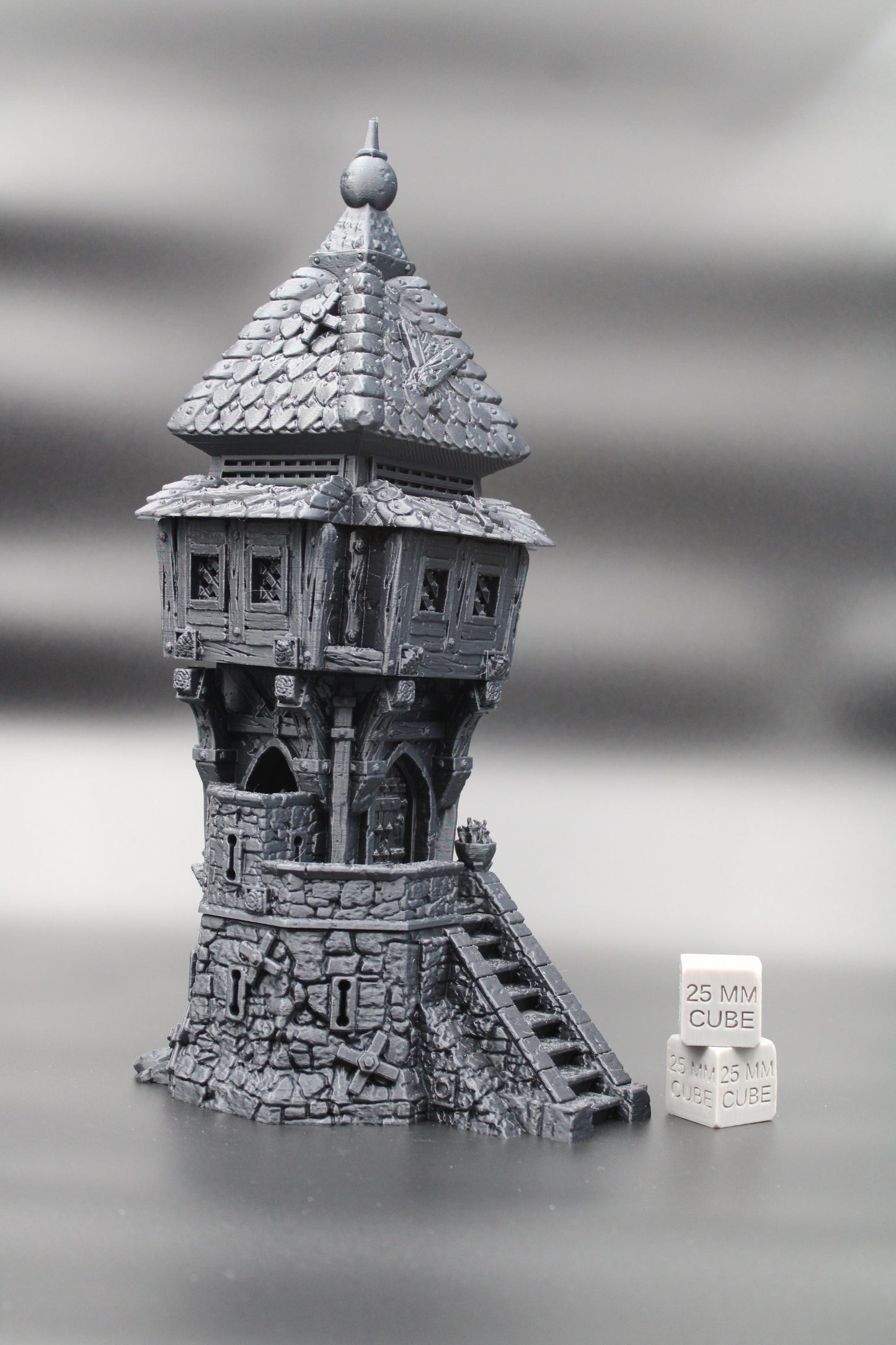Tabletop Terrain Guard Tower Dnd RPG Skirmish 32mm