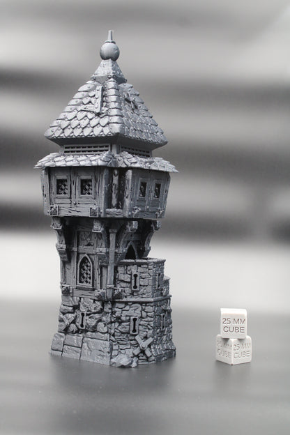 Tabletop Terrain Guard Tower Dnd RPG Skirmish 32mm