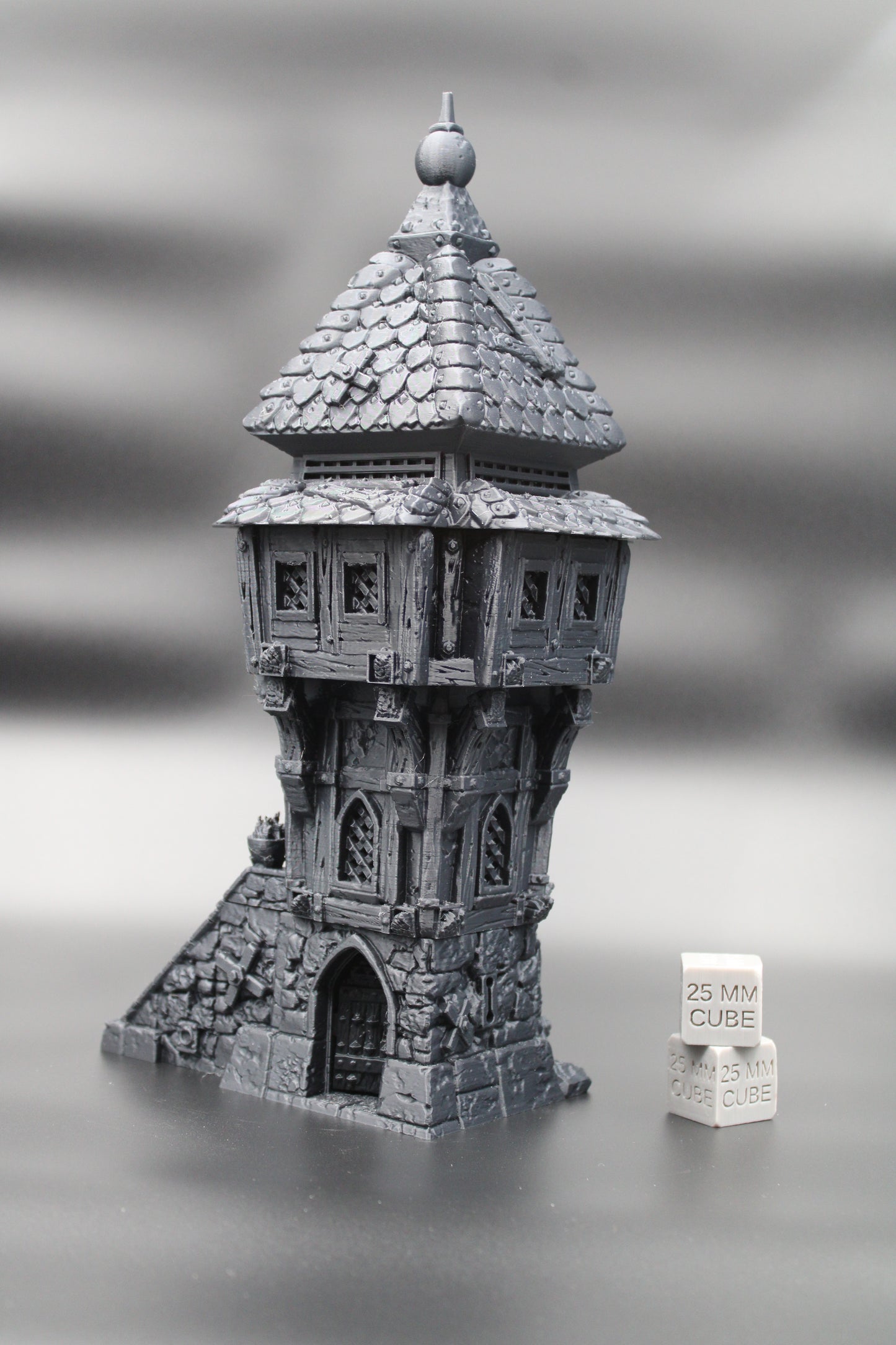 Tabletop Terrain Guard Tower Dnd RPG Skirmish 32mm