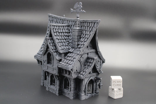 Tabletop Terrain Medieval Cottage Dnd RPG wargame skirmish 28-32mm