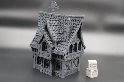 Tabletop Terrain Medieval Cottage Dnd RPG wargame skirmish 28-32mm
