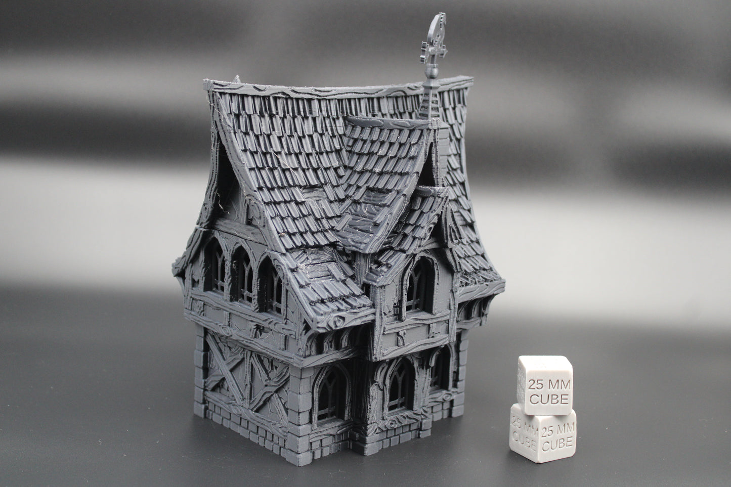 Tabletop Terrain Medieval Cottage Dnd RPG wargame skirmish 28-32mm