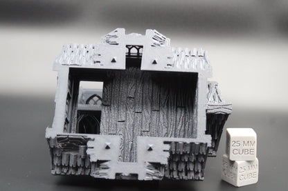 Tabletop Terrain Medieval Cottage Dnd RPG wargame skirmish 28-32mm