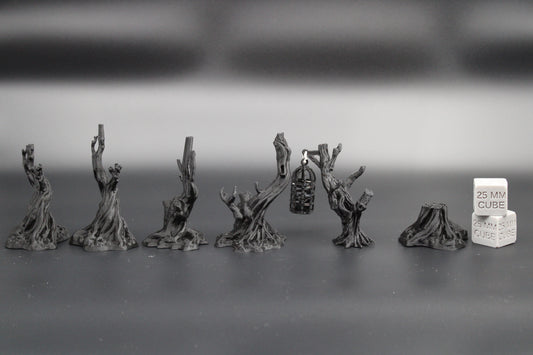 Tabletop Terrain Tortured Trees Cage Scatter Dnd RPG Wargame Skirmish 28mm