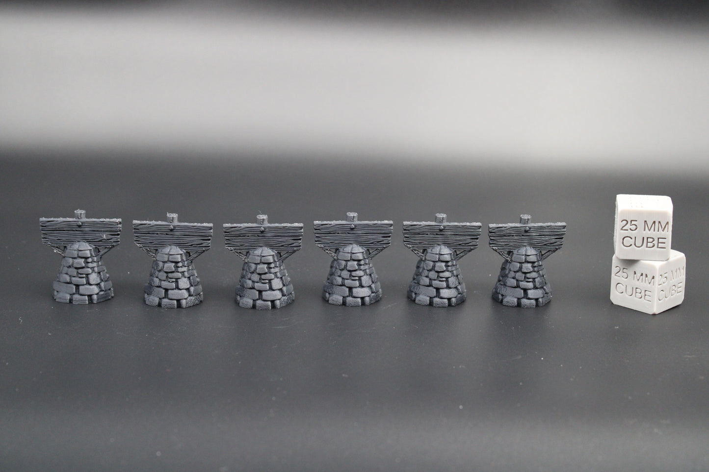 Tabletop Terrain Sign Objective Marker Scatter x6 Dnd RPG Wargame Skirmish 28mm