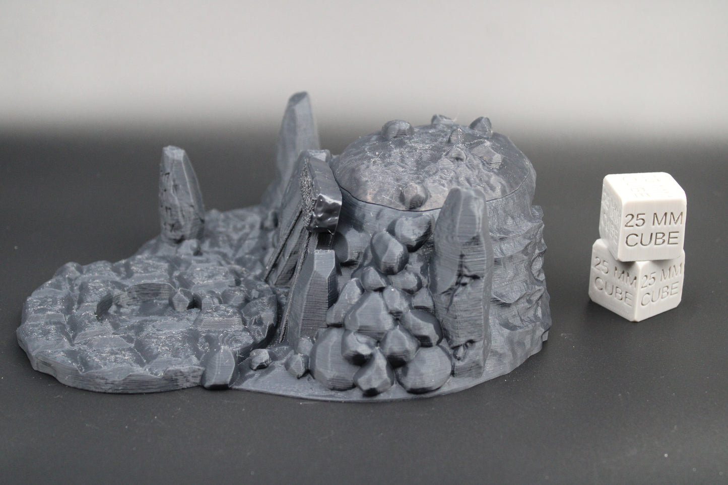 Tabletop Terrain Forest Barrow Burial Mound Tomb Dnd RPG Wargame Skirmish 28mm