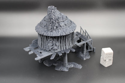 Tabletop Town Swamp Hag Hut Witch Dnd RPG Wargame Skirmish 28mm