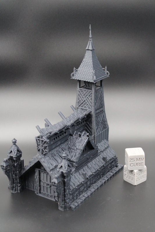 Tabletop Terrain Viking Temple Warchief Dnd RPG Wargame Skirmish 28mm