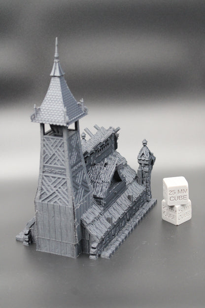 Tabletop Terrain Viking Temple Warchief Dnd RPG Wargame Skirmish 28mm