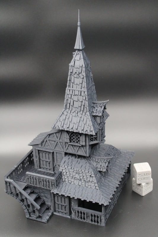 Tabletop Terrain Wizard Tinkerer Artificer House Dnd RPG Wargame Skirmish 28mm