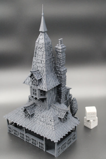 Tabletop Terrain Wizard Tinkerer Artificer House Dnd RPG Wargame Skirmish 28mm