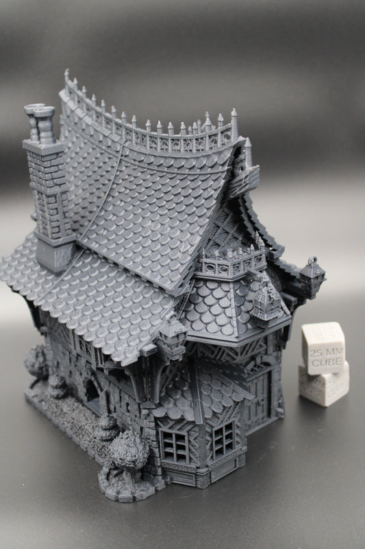 Tabletop Terrain Mayor Merchant House Estate Dnd RPG Wargame Skirmish 28mm