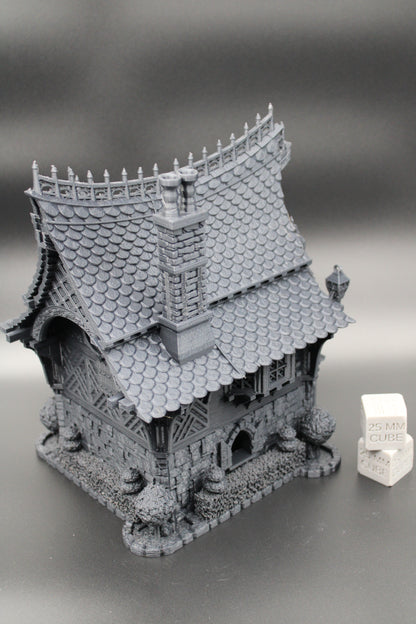 Tabletop Terrain Mayor Merchant House Estate Dnd RPG Wargame Skirmish 28mm