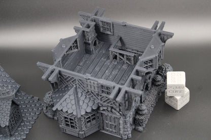 Tabletop Terrain Mayor Merchant House Estate Dnd RPG Wargame Skirmish 28mm