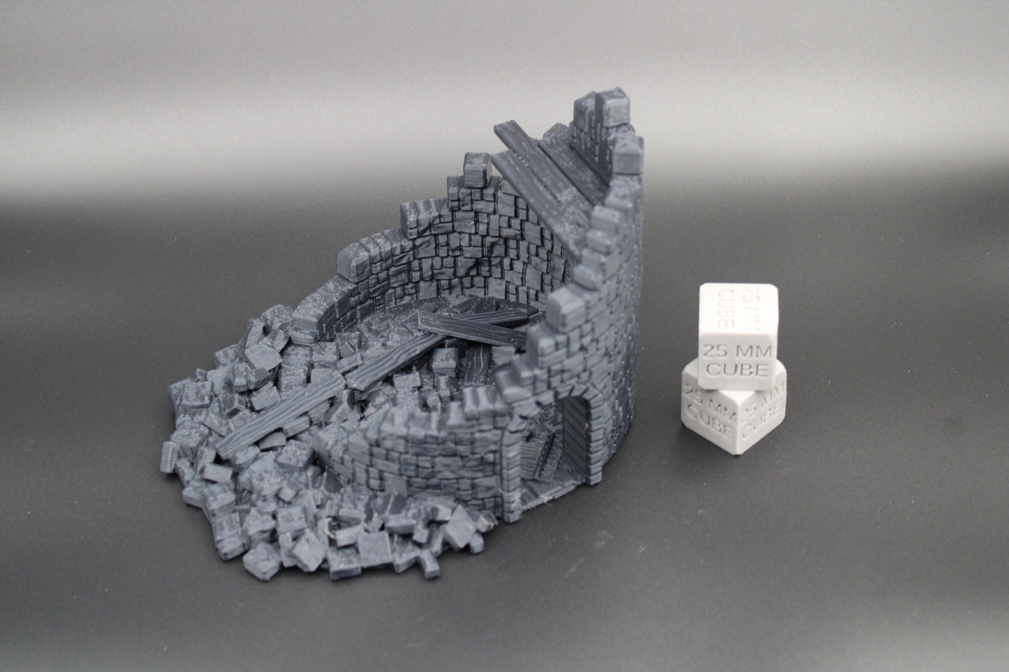 Tabletop Terrain Outpost Garrison Tower Ruins 28mm skirmish rpg wargame