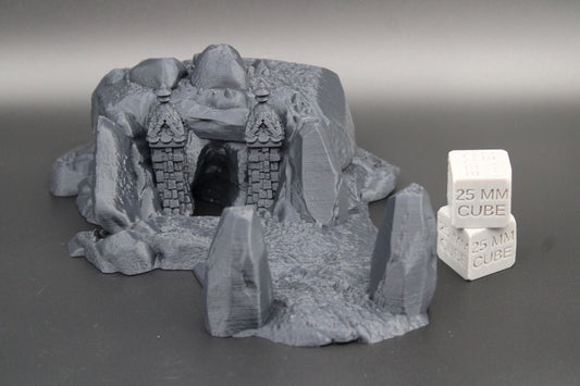 Tabletop Terrain Barrow Crypt Burial Mound Dnd RPG wargame skirmish 28mm