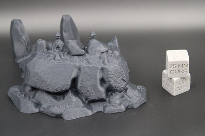 Tabletop Terrain Barrow Crypt Burial Mound Dnd RPG wargame skirmish 28mm