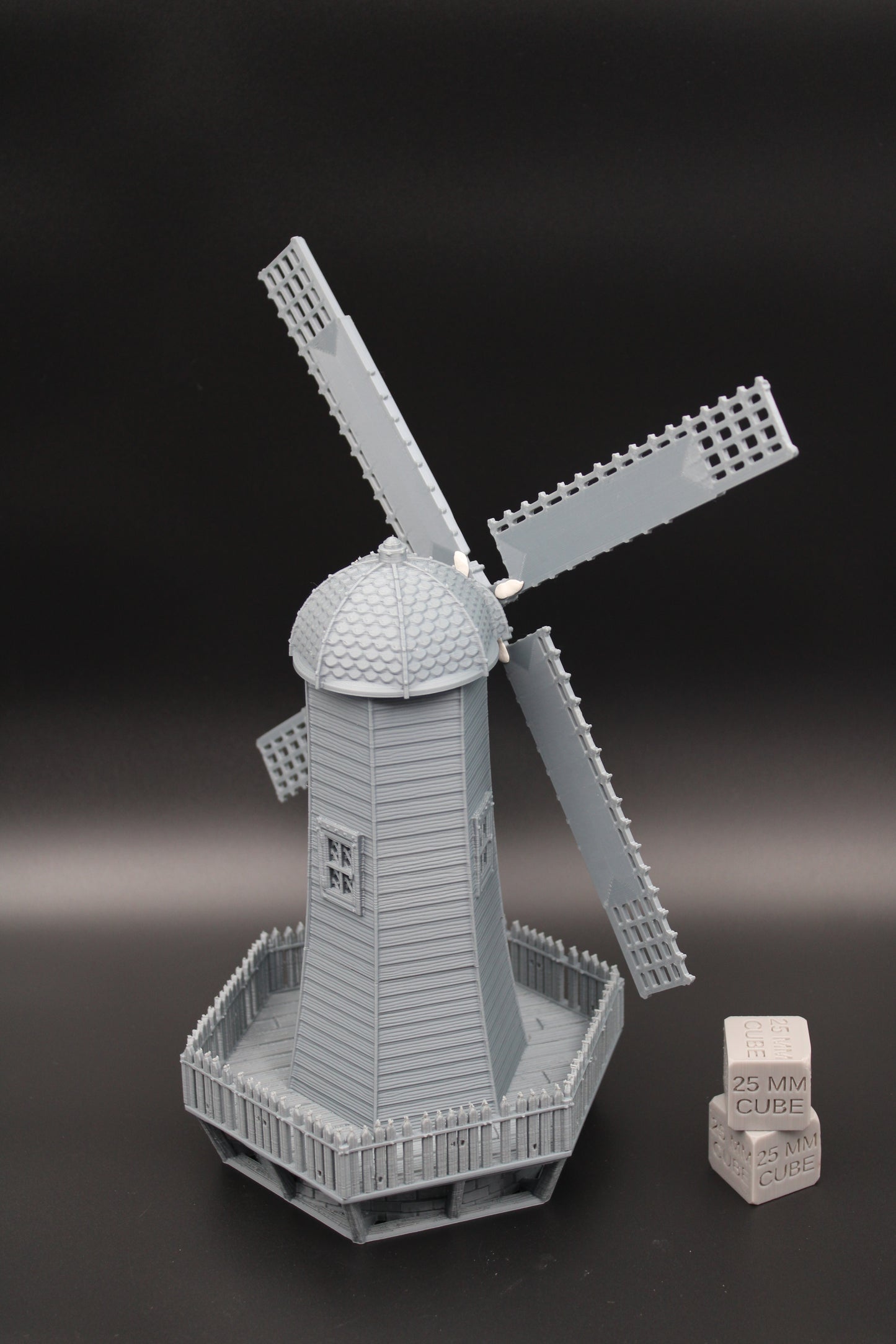 Tabletop Terrain Medieval Windmill Dnd RPG wargame skirmish 28mm
