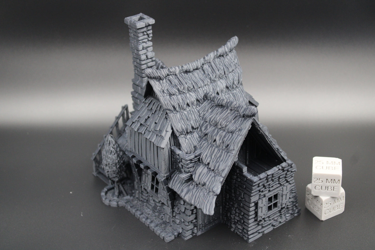 Tabletop Terrain Fantasy Farm House Dnd RPG wargame skirmish 28mm