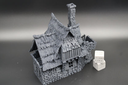 Tabletop Terrain Fantasy Farm House Dnd RPG wargame skirmish 28mm