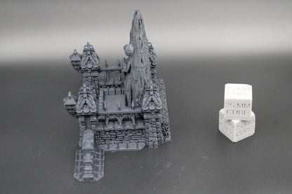 Tabletop Terrain Medieval Angel Fountain Town Center Dnd RPG wargame skirmish 28mm