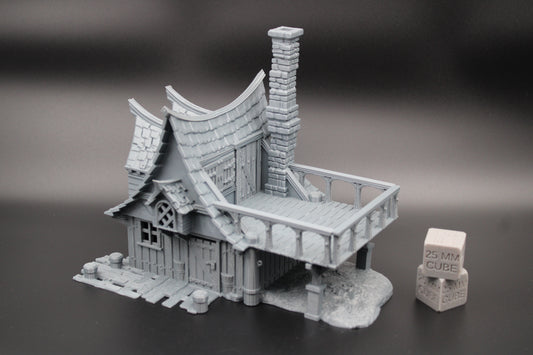 Tabletop Terrain Fantasy Harbor Port Master Swamp Dnd RPG wargame skirmish 28mm