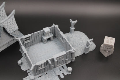 Tabletop Terrain Fantasy Harbor Port Master Swamp Dnd RPG wargame skirmish 28mm
