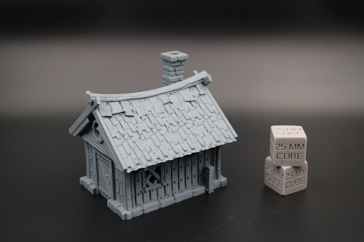 Tabletop Terrain Fantasy Woodsman Hunter Cabin Lodge Dnd RPG wargame skirmish 28mm