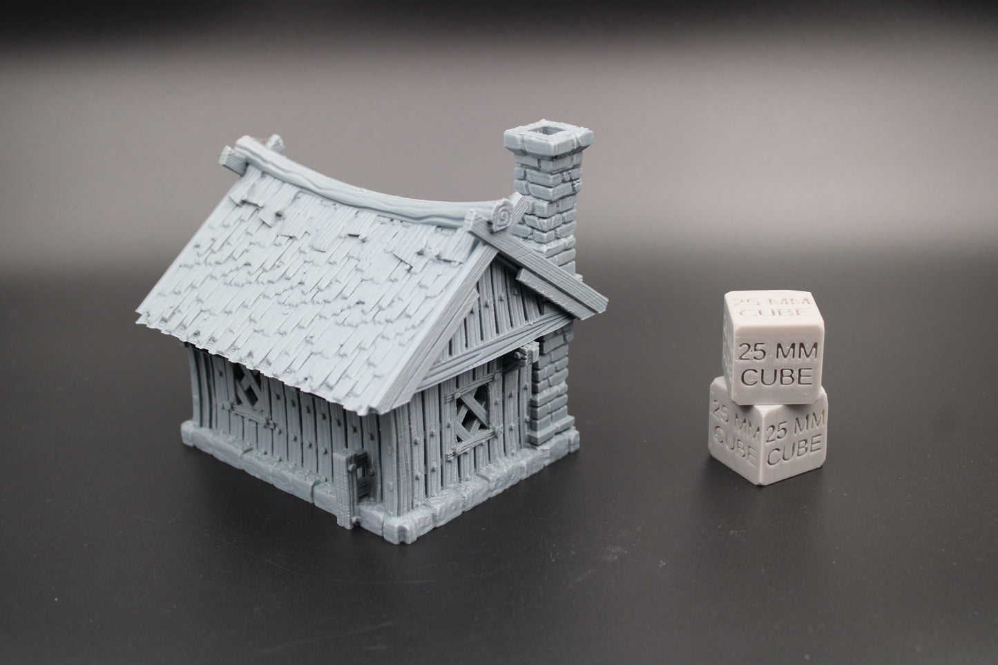 Tabletop Terrain Fantasy Woodsman Hunter Cabin Lodge Dnd RPG wargame skirmish 28mm
