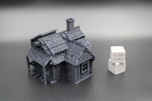 Tabletop Terrain Fantasy Cabin Shack Dnd RPG wargame skirmish 28mm