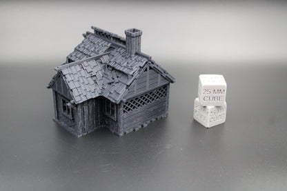 Tabletop Terrain Fantasy Cabin Shack Dnd RPG wargame skirmish 28mm
