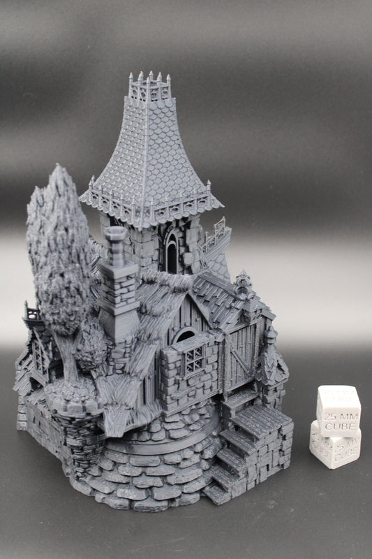 Tabletop Terrain Fantasy Manor House Dnd RPG wargame skirmish 28mm