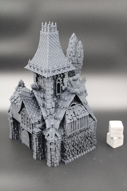 Tabletop Terrain Fantasy Manor House Dnd RPG wargame skirmish 28mm