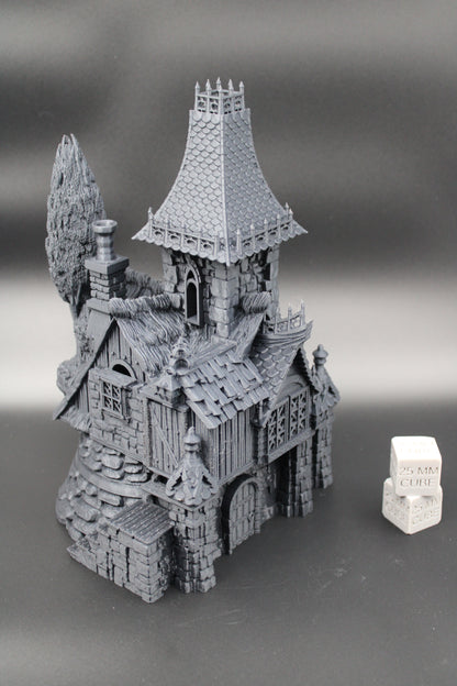 Tabletop Terrain Fantasy Manor House Dnd RPG wargame skirmish 28mm