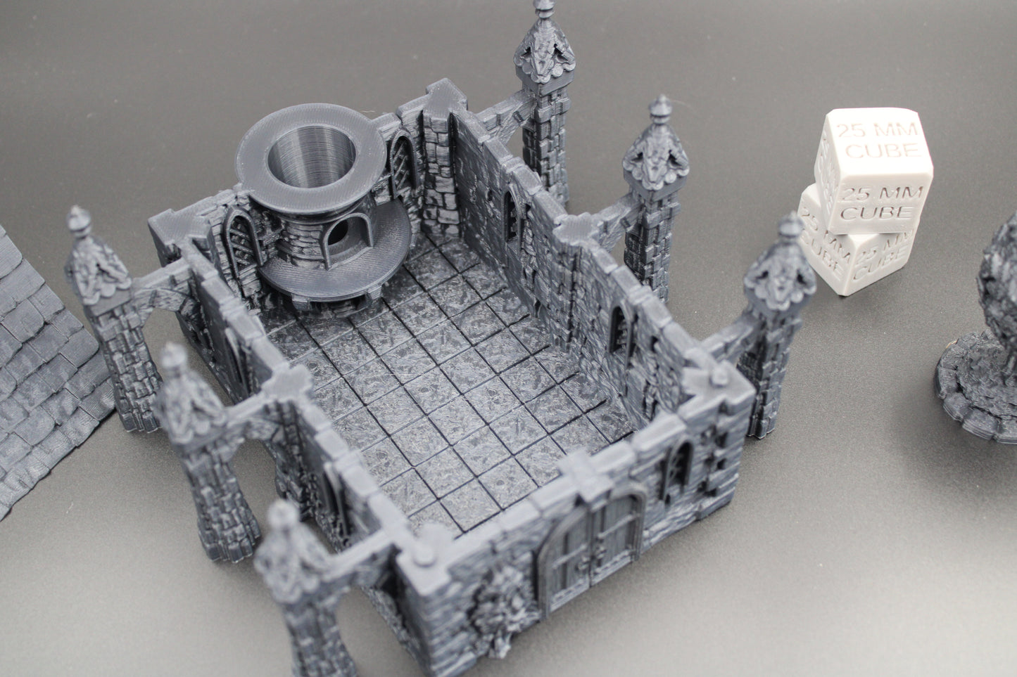Tabletop Terrain Chapel Temple Church Dnd RPG wargame skirmish 28mm
