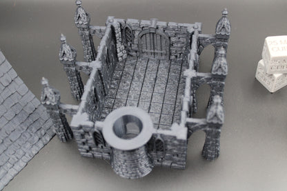 Tabletop Terrain Chapel Temple Church Dnd RPG wargame skirmish 28mm