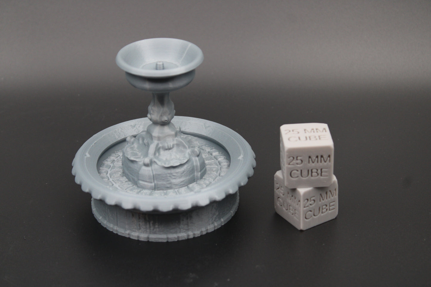 Tabletop Terrain Medieval Round Fountain Dnd RPG wargame skirmish 28mm